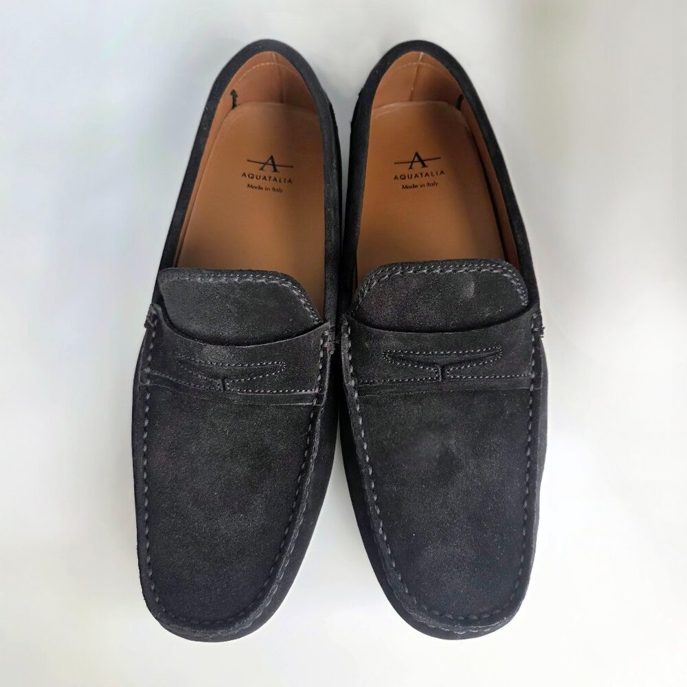 Aquatalia – Brandon Loafers – Men’s Dress Shoes – BLACK